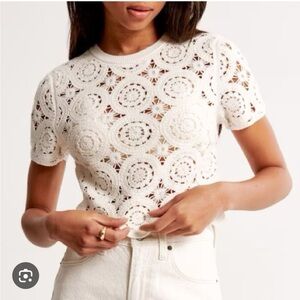 Abercrombie Small Crochet Top